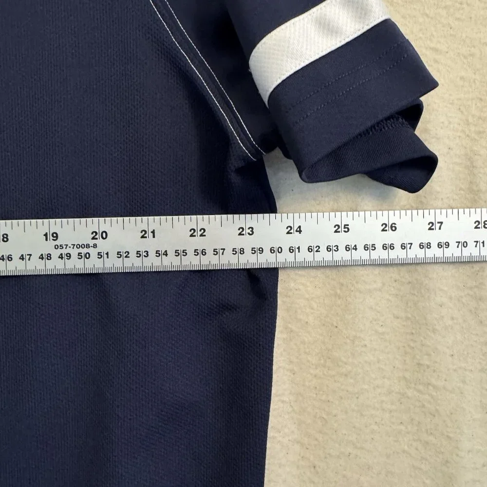 Under Armour Heat Gear Miller Lite Mens XL  Extra Large Navy Blue Polo - Picture 6 of 7